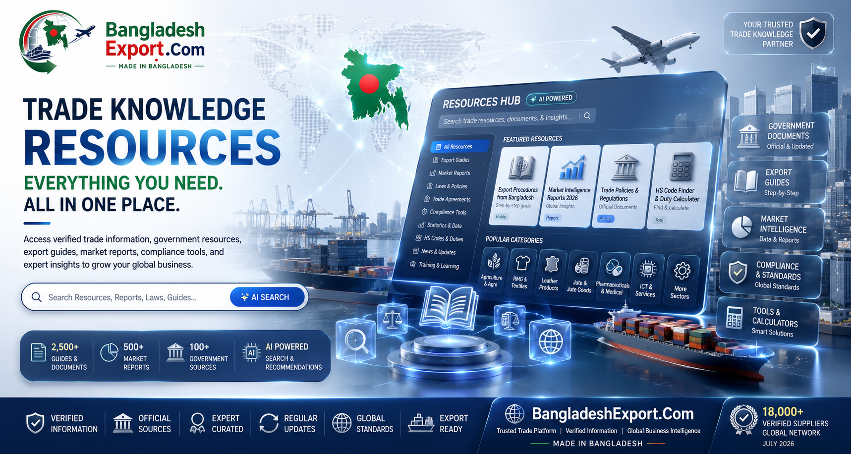 Bangladesh Export Trade Resources — banner