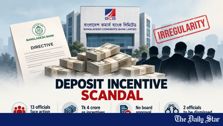 Bangladesh Bank Orders Action Against 13 Commerce Bank Officials