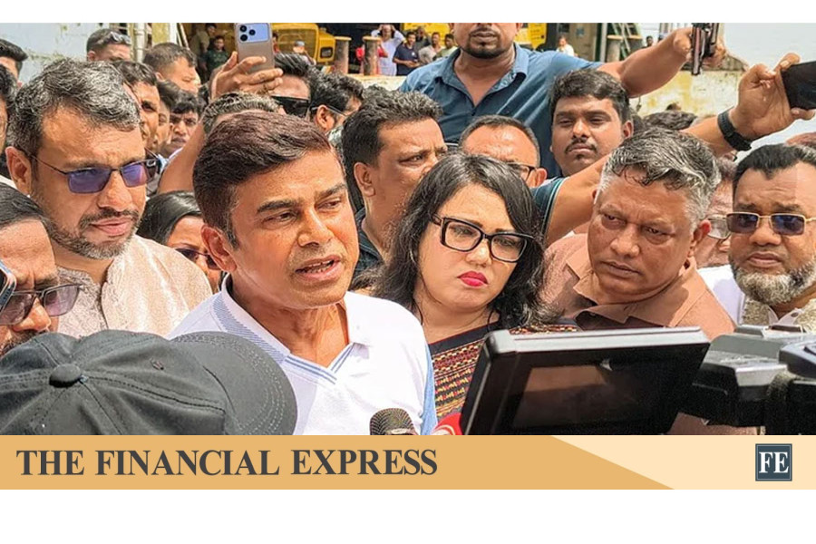 State Minister Farhad Hossain Azad announces Teesta Master Plan pilot project at Chilmari river port