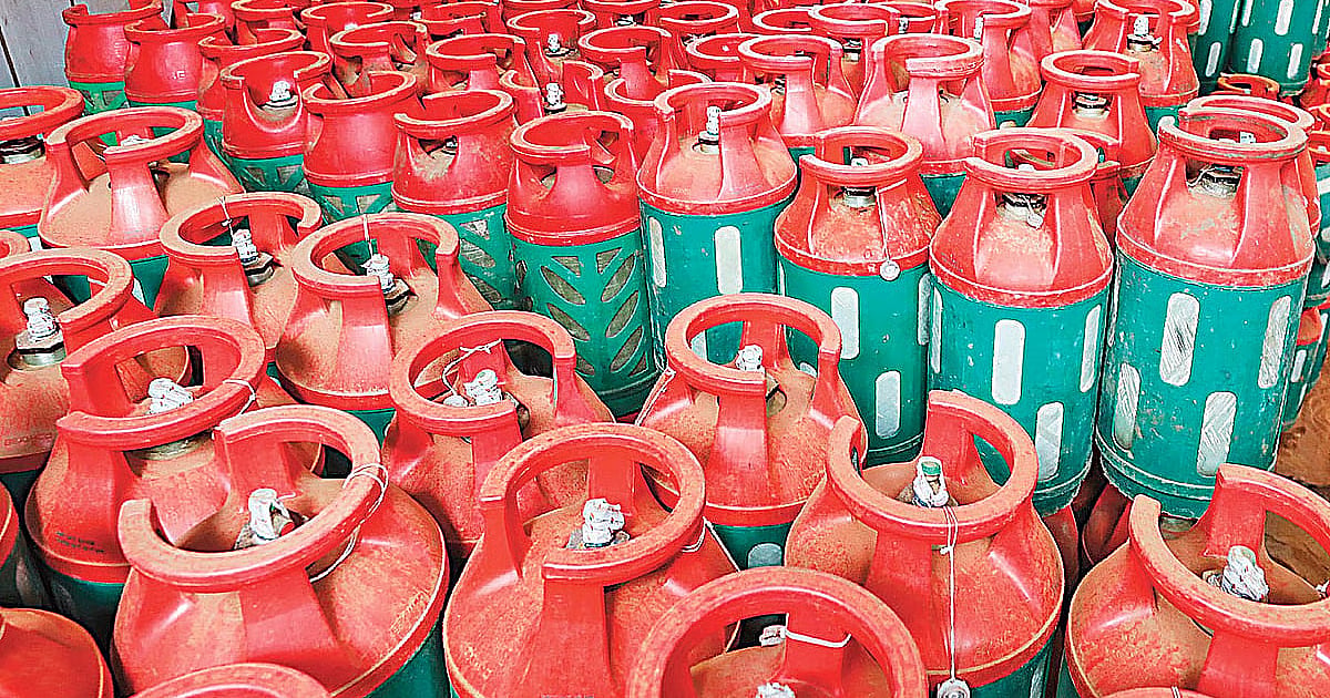 LPG cylinder cooking fuel in Bangladesh market with BPC import failure