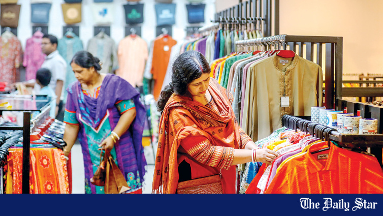 Clothing brands report better sales this Puja