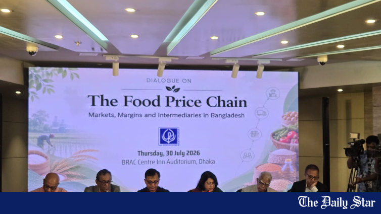 CPD dialogue on food price chain study revealing supply shortages and trader collusion as main causes of high food prices in Bangladesh at BRAC Centre Inn Dhaka
