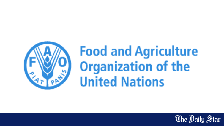 FAO Food and Agriculture Organization logo representing emergency agricultural aid assessment for Bangladesh