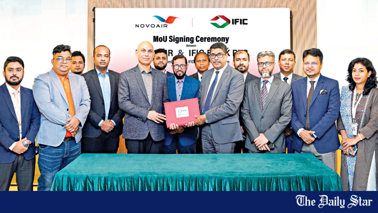 IFIC Bank Partners With Novoair: Cardholders Get 10% Discount And Zero Percent EMI On Domestic Flights