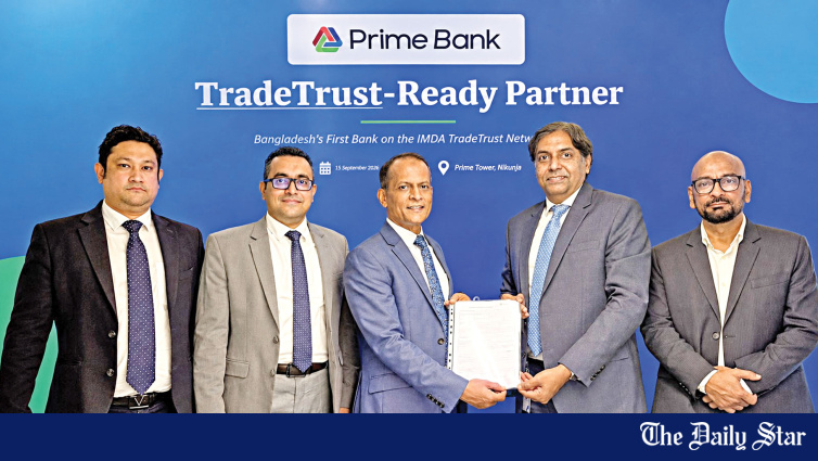 Prime Bank joins Singapore's digital trade ecosystem as TradeTrust-Ready Partner