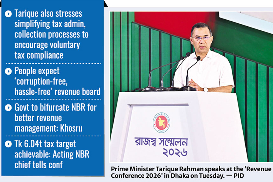 PM Tarique Rahman Tells NBR Stop Raising Tax Load on Existing Taxpayers, Expand Scope