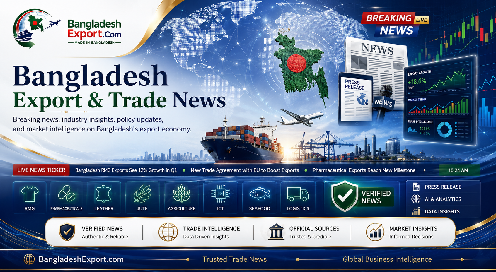 BangladeshExport News — Bangladesh Export and Trade News banner