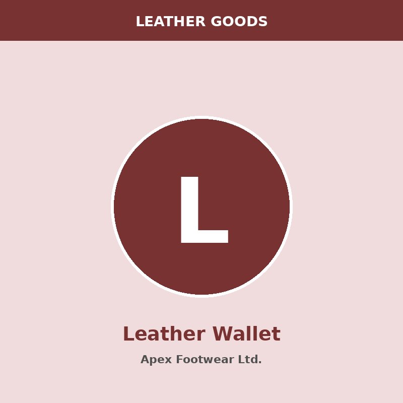 Genuine Leather Bifold Wallet