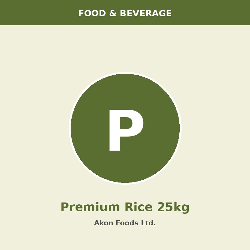 Premium Long Grain Rice 25kg