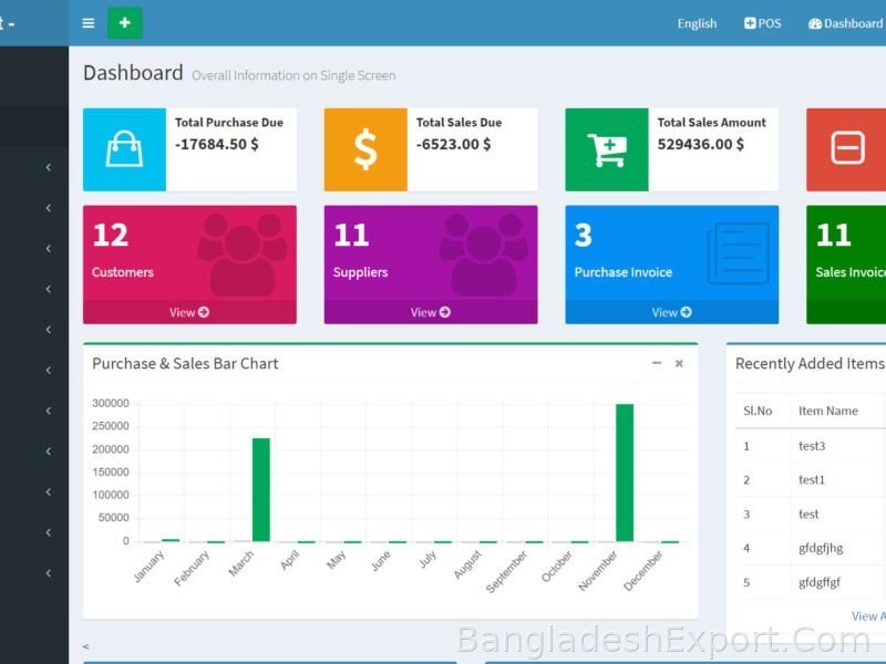 Inventory / POS Software — Gloria Tech Limited — Gloria Tech Limited