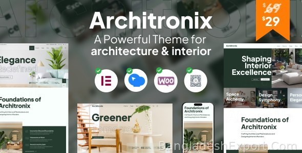 Architronix - Architecture Design Portfolio WordPress Theme — Themeperch ltd — Themeperch ltd