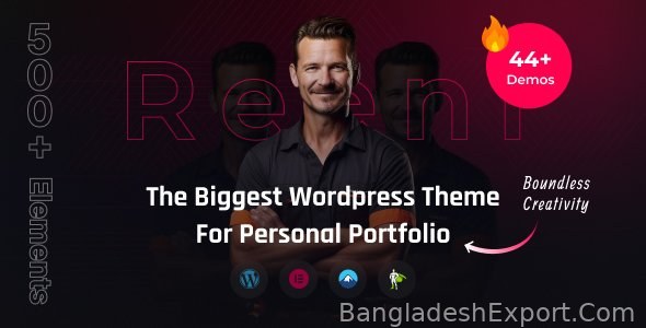 Reeni – Personal Portfolio Resume WordPress Theme