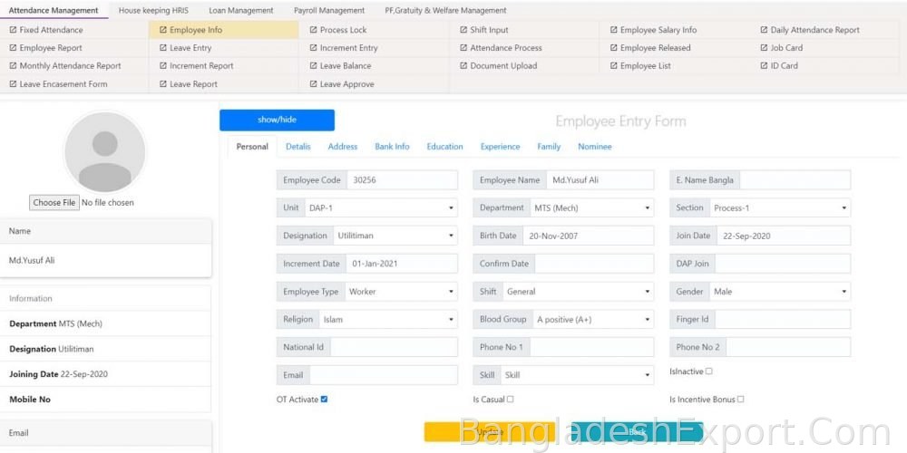 HR & Payroll Software