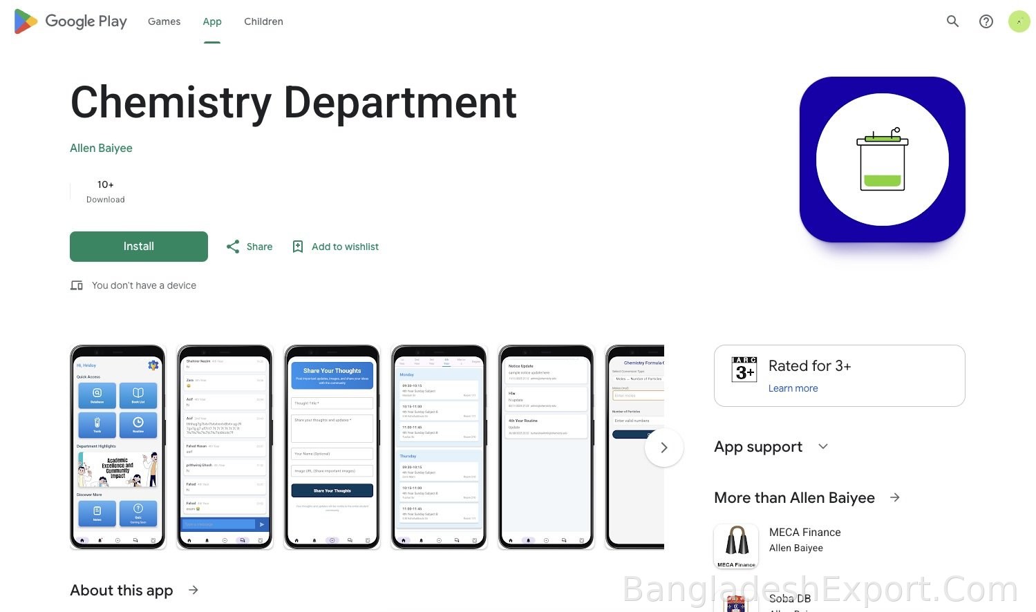 Chemistry Dept. BL College — KOPARION STUDIO — KOPARION STUDIO