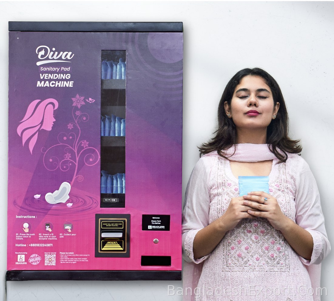 Diva - IoT based Sanitary Pad Vending Machine — Headless Technologies Limited — Headless Technologies Limited