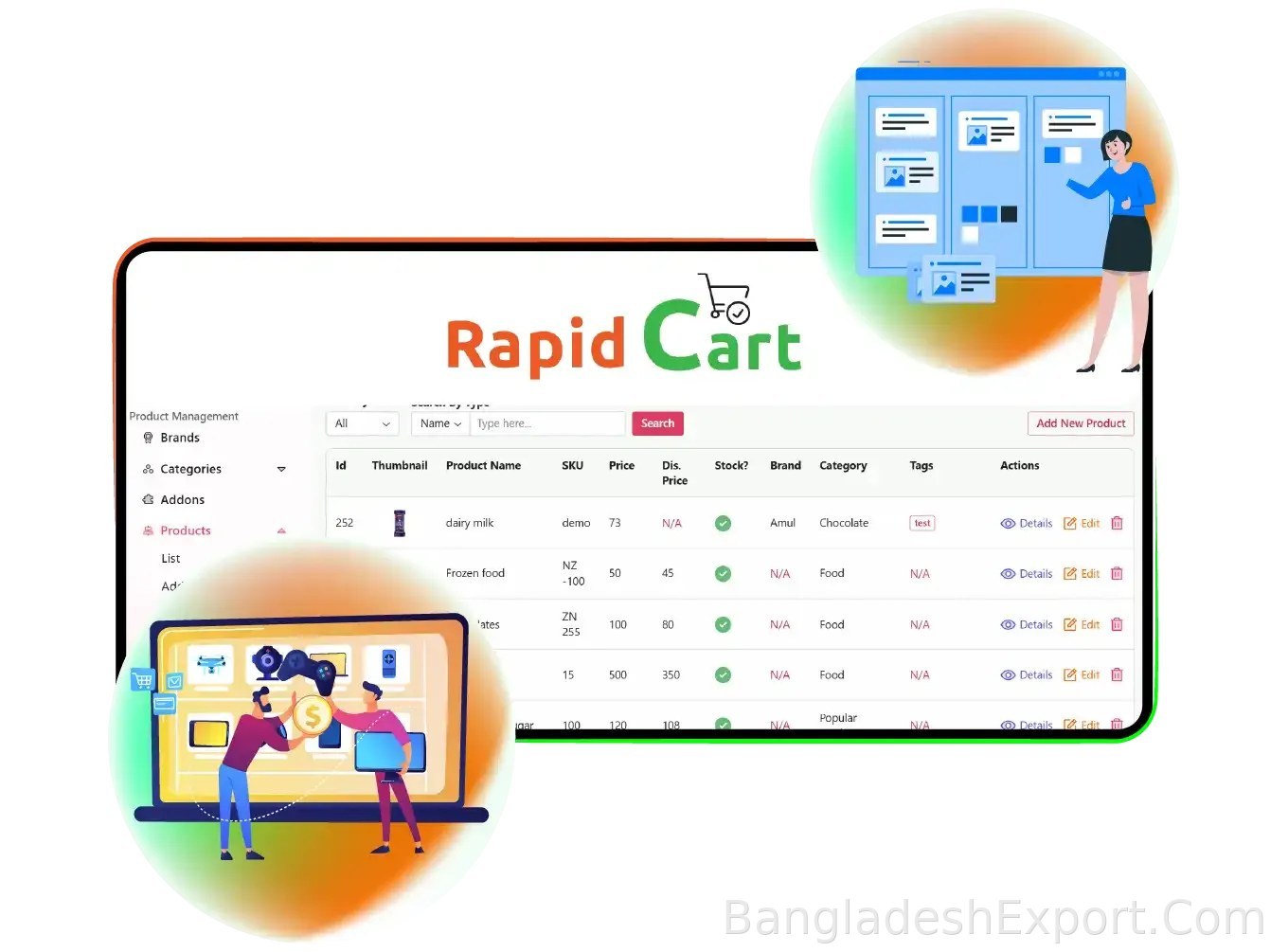 Dhrubok RapidCart Multi-vendor