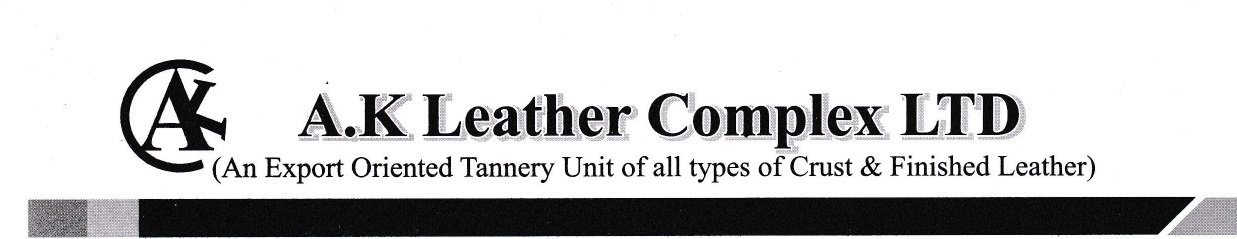 A K LEATHER COMPLEX LIMITED logo