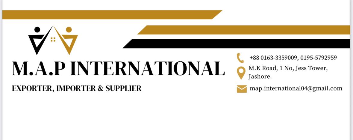 M. A. P International logo