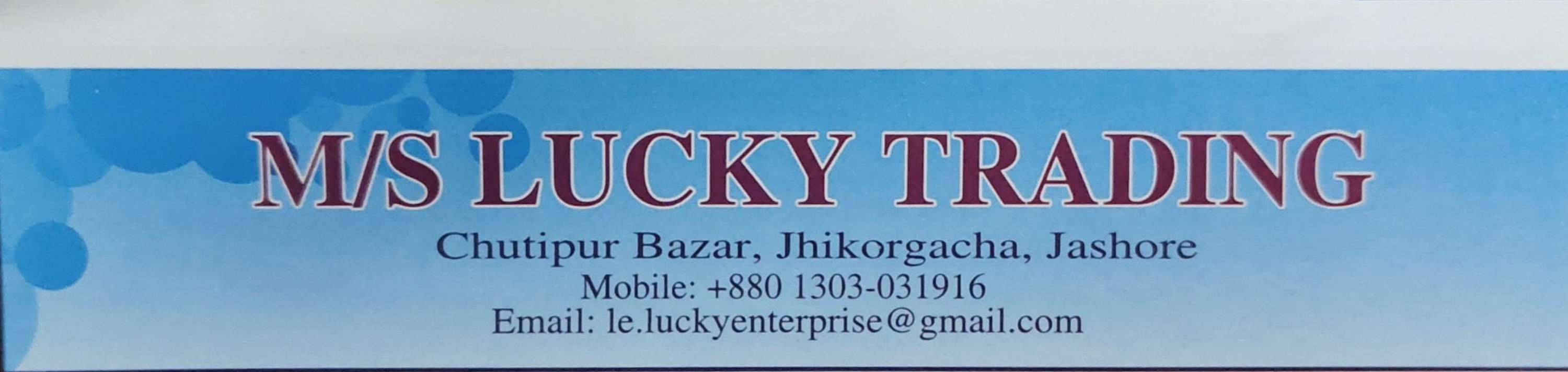 M/S. LUCKY TRADING logo