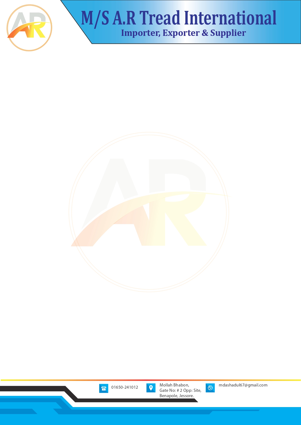 M/S. A. R Trade International logo