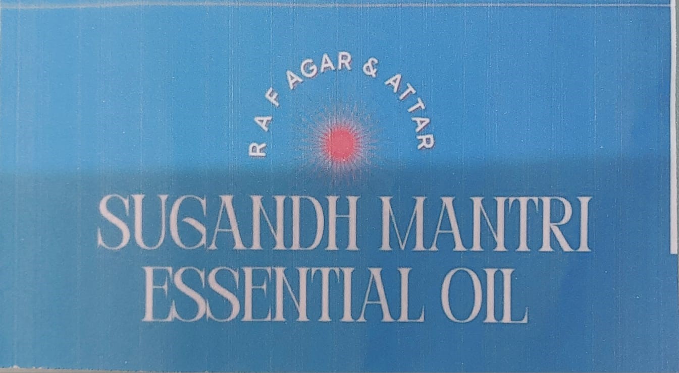 R A F AGAR AND ATTAR SUGANDH MANTRI ESSENTIAL OIL logo