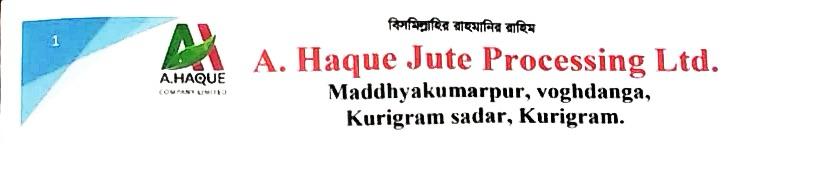 A HAQUE JUTE PROCESSING LTD. logo