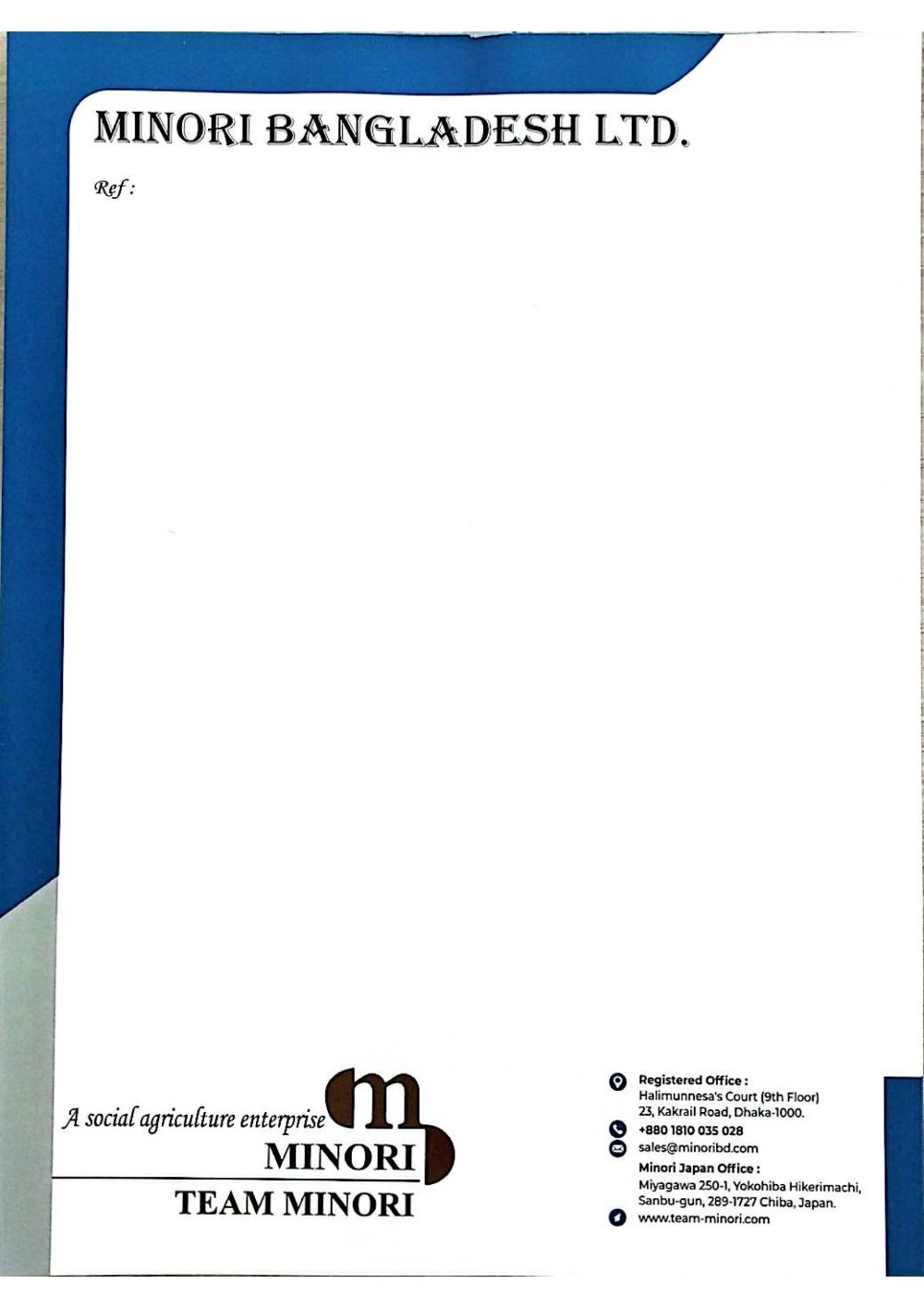 MINORI BANGLADESH LTD