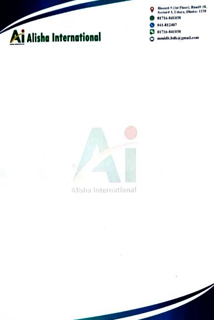 Alisha International logo